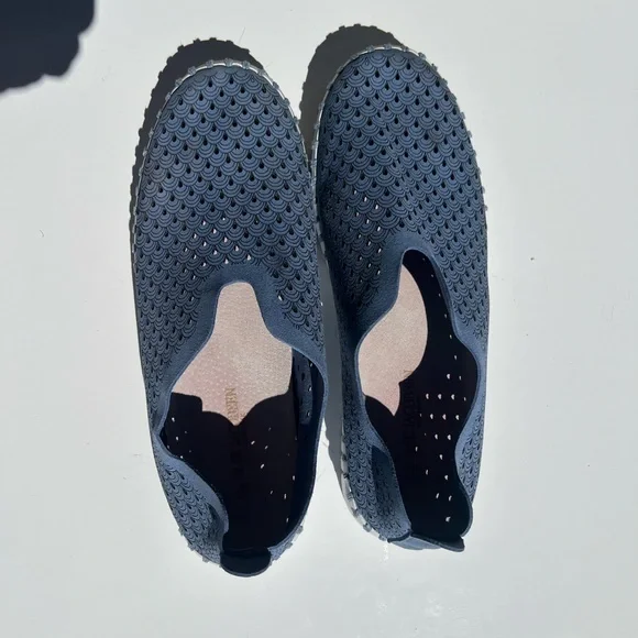 Ilse Jacobsen Blue Slip-On Flats - Picture 6 of 7